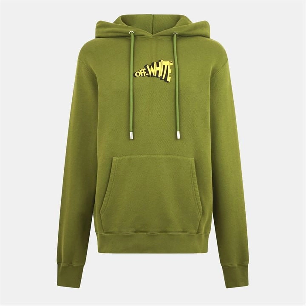 Off White Cartoon Arrows Slim Hoodie - Multi